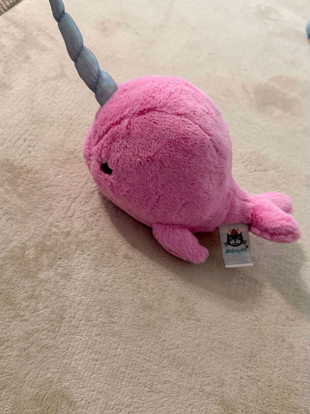 Jellycat Pink Plush Narwhal
